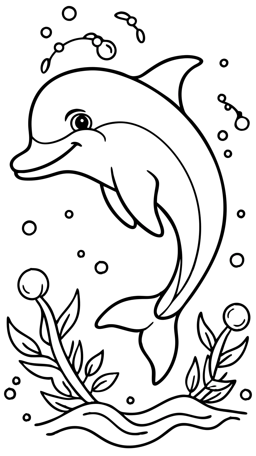 dolfin coloring page